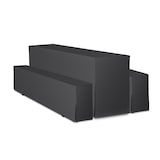 thumbnail of TexDeko Hussen für Bierzeltgarnitur Premium blickdicht 3TLG SET Biertischhusse 220x50cm Festzeltgarnitur, Anthrazit