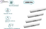 thumbnail of Müllbeutel hohe Qualität 30 Liter, weiß, 13my, 1.000 Beutel
