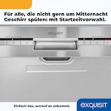 thumbnail of Exquisit Geschirrspüler EGSP1012-EB-030E inox | Spülmaschine 60 cm | 12 Maßgedecke | Startzeitvorwahl | Power+ | ECO Modus | Teilintegriert