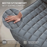 thumbnail of ML-Design Esszimmerstühle 6er Set Anthrazit – Kunstleder Sitzfläche, Rückenlehne, schwarze Metallbeine, Polsterstühle für Esszimmer & Büro