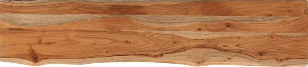 vidaXL Tischplatte 140x30x3,8cm Rechteckig Massivholz Akazie Baumkante