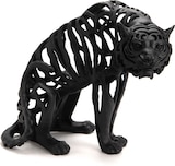thumbnail of Tigre assis Savane noir mat -   Résine Amadeus 24.00x40.00 cm