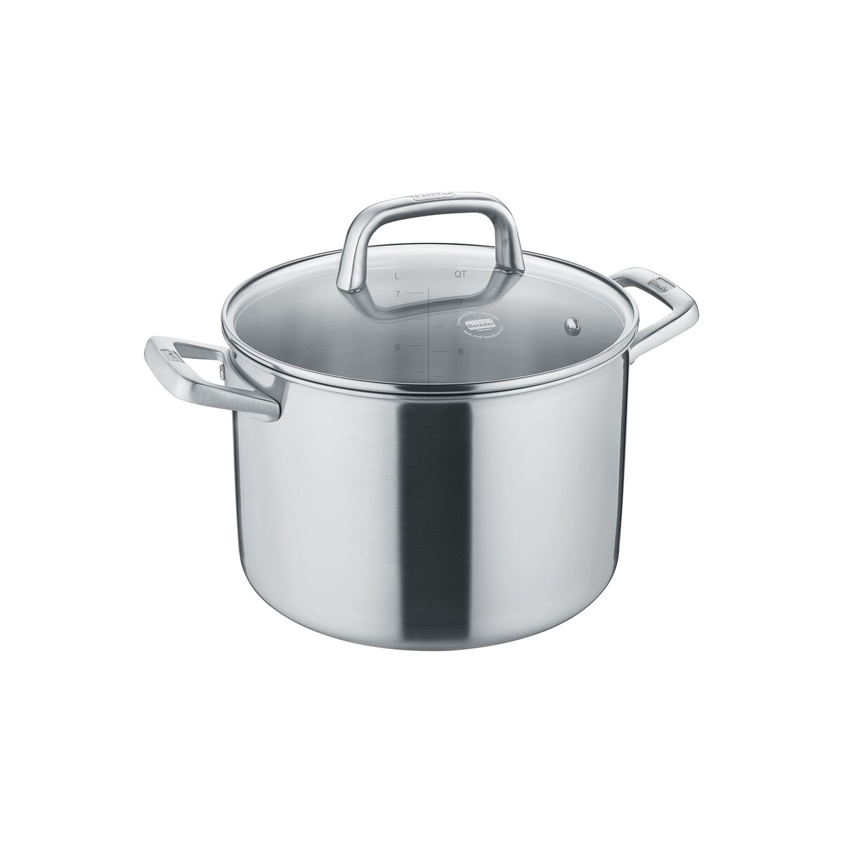 Berndes Kochtopf mit Glasdeckel, poliert - Tricion Resist 24 cm