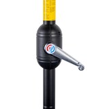 thumbnail of Outsunny Ombrellone Semicircolare, Apertura a Manovella 269x138x236cm