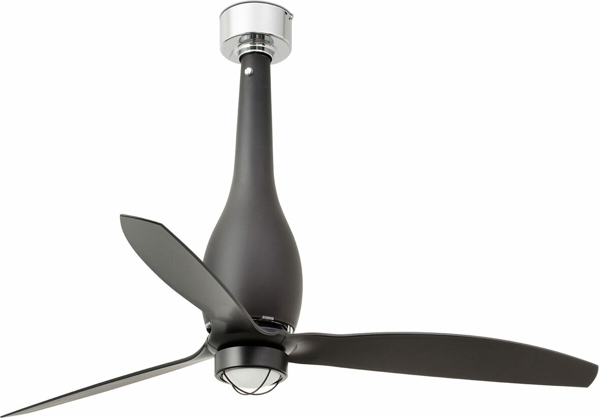 ETERFAN M LED DC SMART mattschwarzer Lüfter