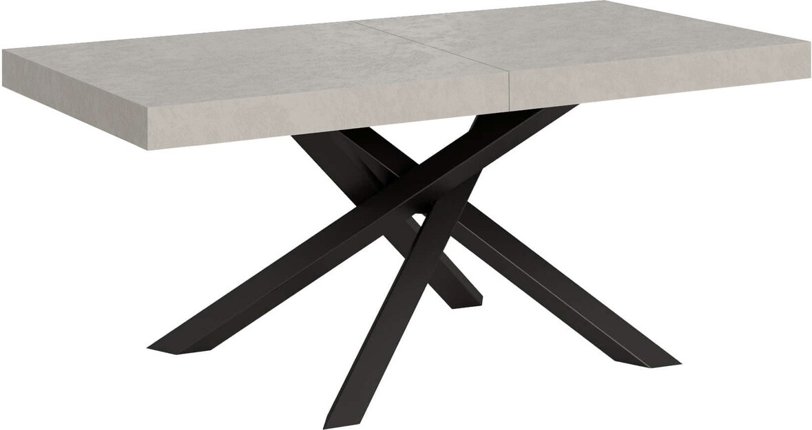 Ausziehtisch 200/304x90 cm Volantis Premium Kaschmir Beine anthrazit