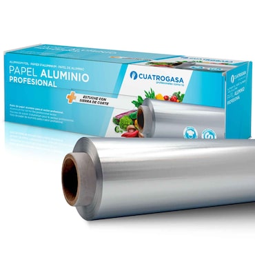 cuatrogasa aluminio liso 290mm 200m 11mic