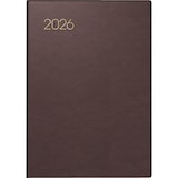 thumbnail of Taschenkalender 713 7,2x10,2cm 1 Woche/2 Seiten Leder bordeaux 2026.