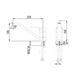 thumbnail of Grifo de baño CATA CBB/B Cromo