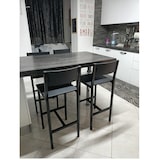 thumbnail of Set 2 Sgabelli colore NERO Mod. LIGNANO moderni e comodi seduta altezza 67 cm by Yelloo