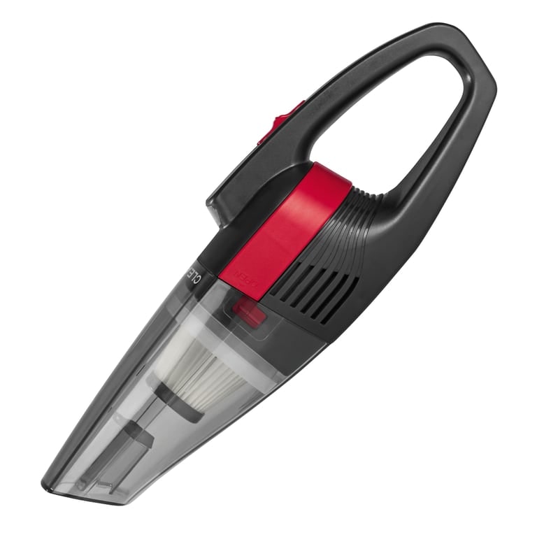 CLEANmaxx Akku-Handstaubsauger - 600 ml Inhalt - USB - Grau/Rot