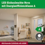 thumbnail of Paulmann LED Einbauleuchte Nova Coin 3er-Set   rund 84mm 50° 3x2,8W 3x505lm 230V  4000K Weiß matt 92455
