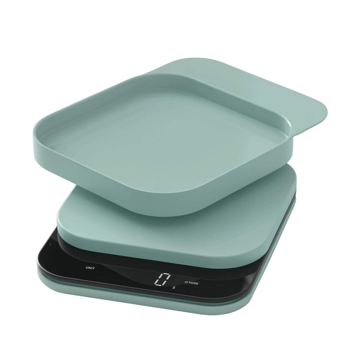 Rosti Küchenwaage digital bis 10kg mit Schüssel 300ml MENSURA nordic green