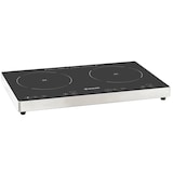 thumbnail of GastroHero Doppel Induktionskochfeld ECO 3500 W Induktionsplatte 2 Kochzonen Touch Kochfeld Edelstahl Glas Gastro Kochplatte Timer