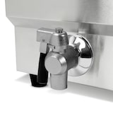 thumbnail of VERTES Roestvrijstalen friteuse, inhoud 13 liter, 50-250 °C, 3000 W, 230 V, koudzoneprincipe, eenvoudig te reinigen, professionele friteuse