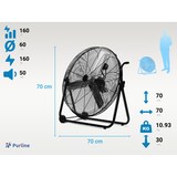 thumbnail of PURLINE Industrieventilator 160W mit Aluminiumflügeln VENTY IND 160