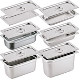 thumbnail of WAS Germany GN Behälter Set mit Deckel Gastronom 1/3, Chromnickelstahl 18/8, 12 tlg.