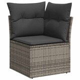 thumbnail of vidaXL Garten Essgruppe mit Kissen 9 pcs Grau, Braun 100 x 55 x 73 cm