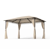 thumbnail of Mondo 3x4 Pavillon mit Metallrahmen und 4 Seitenwänden Beige