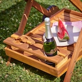 thumbnail of CASARIA® Servierwagen Beistelltisch Garten mit Rollen Holz