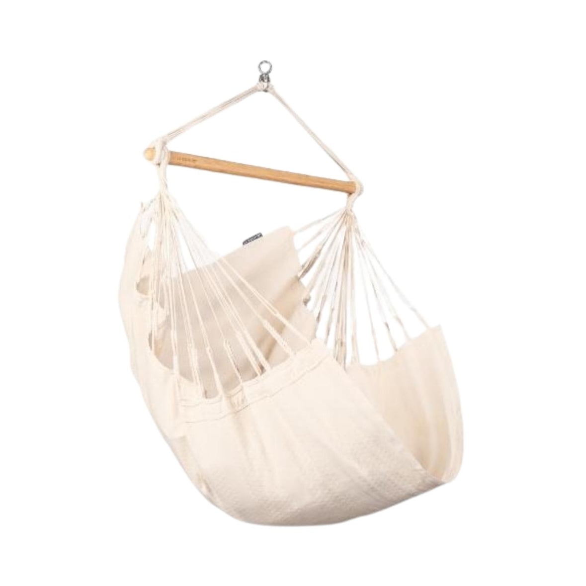 Cadeira de jardim de rede, Baloiço, Algodão, Branco