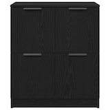 thumbnail of vidaXL Schwarzer Eichen Sideboard - 60 x 30 x 70 cm - Aus hochwertigem Holzwerkstoff