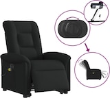 thumbnail of vidaXL Elektrischer Massagesessel mit Aufstehhilfe Schwarz Stoff