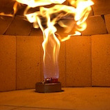 thumbnail of Horno leña Olympus Mons Pro 130 negro, aislado y con puerta de extracción total