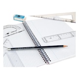 thumbnail of LIDERPAPEL - Juego Escuadra y Cartabon 25cm Regla 30cm y Semicirculo 15cm Liderpapel en Petaca Incolora