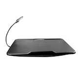 thumbnail of WellHome - Tavolino "Oran" con lampada a LED in nero, 40 x 33 cm