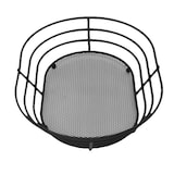 thumbnail of MONOUSO - Ovale stalen mand zwart 28x20,5x5,7cm (1 stuk)
