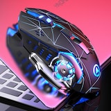 thumbnail of Souris Gaming Silencieuse Rechargeable Sans Fil 2.4GHz 1600DPI 3 Modes Ajustables YONIS