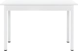 thumbnail of Helloshop26 - Küchentisch MDF mit Stahlfurnier 120 cm x 60 cm x 75 cm weiß 03_0004293