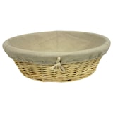 thumbnail of METRO PROFESSIONAL Corbeille à pain, saule/coton, Ø 37 x 10 cm, 3 unités, ronde, nature