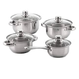 thumbnail of WellHome - Batería de cocina 4 piezas en Acero inoxidable Apto para Inducción