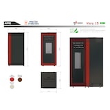 thumbnail of TJ - Estufa de Pellets Modelo Vera de 15 kW - Color Blanco