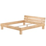 thumbnail of Doppelbett Überlänge Kingsize 180x220 Buche Massivholz natur Zubehör wählbar V-60.80-18-220  ohne Zubehör