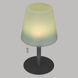 thumbnail of Lampe d'extérieur LED rechargeable USB base acier Gris Foncé D 16 x H 30 cm