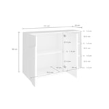 thumbnail of Web Furniture Ping Melaminico Mobile Ingresso 2 Ante 120cm   Cemento Bronx
