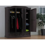 thumbnail of New Mexico Kleiderschrank 3 türig mit einer Spiegeltür, 2 getäfelten Türen und 3 Schubladen in kolonial gebeizt, gewachst.