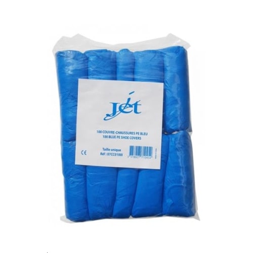 Sachet de 100 surchaussures bleues