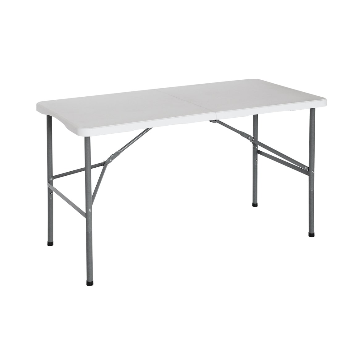 Mesa Dobrável para Camping Branca 122x74cm Thinia Home