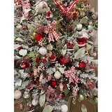 thumbnail of 12 Weihnachtskugeln 8cm Kunststoff Glitzer geriffelt Styropor Christbaumkugeln