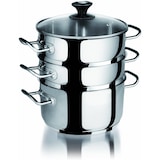 thumbnail of Abert cuscussiera ø cm 26, set 4 pezzi in acciaio 18/10 adatto ad induzione