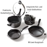 thumbnail of STONELINE® Future Topfset 8-teilig mit Sieb Deckeln, beschichtete Töpfe & Pfannen Induktion geeignet