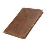 thumbnail of Bear Design Schreibmappe Leder Konferenzmappe braun A4 Orgamappe cognac braun CL7793