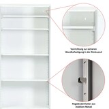 thumbnail of PROREGAL Stahlschrank BEE mit 6 lackierten Fachböden | HxBxT 195x92x60cm | Weiß-Weiß | Werkstattschrank Werkzeugschrank Aktenschrank Universalschrank