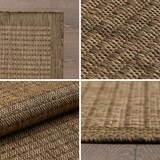 thumbnail of Carpetsale24 In- & Outdoor Teppich Wetterfest 140 x 200 cm Einfarbig Braun - Wasserfest,Flachgewebe, für Balkon, Garten, Terrasse, Küchenteppich