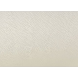 thumbnail of Relaxsessel mit Hocker HWC-K98, Fernsehsessel Sessel, Liegefunktion drehbar, Metall Echtleder/Kunstleder ~ creme-weiß