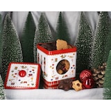 thumbnail of Keksdose Vintage Nutcracker eckig Metall Gebäck-Box mit Sichtfenster Weihnachten